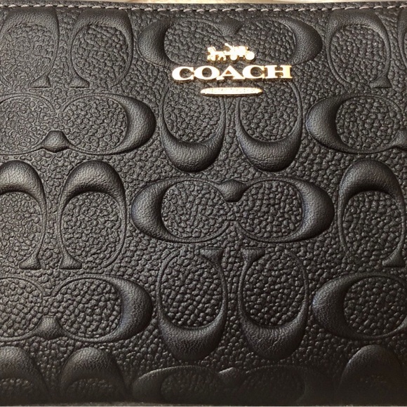 COACH ZIP WRISTLET IN SIGNATURE LEATHER - Picture 2 of 2